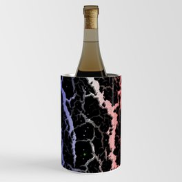 Cracked Space Lava - Blue/White/Red Wine Chiller