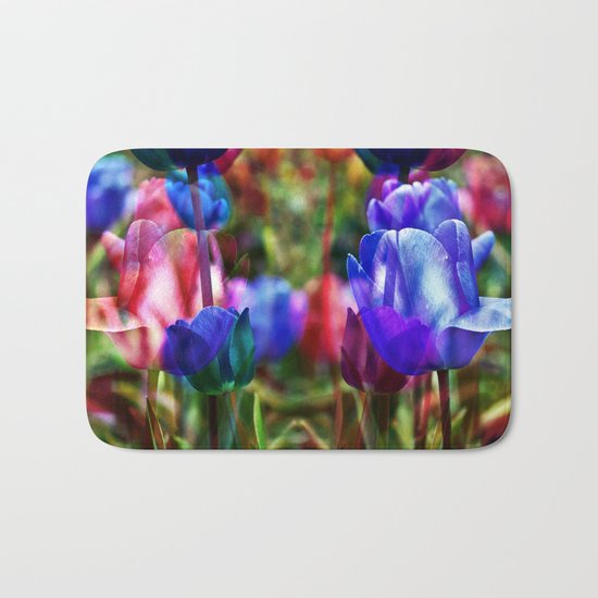 A Floral Dream of Spring Bath Mat