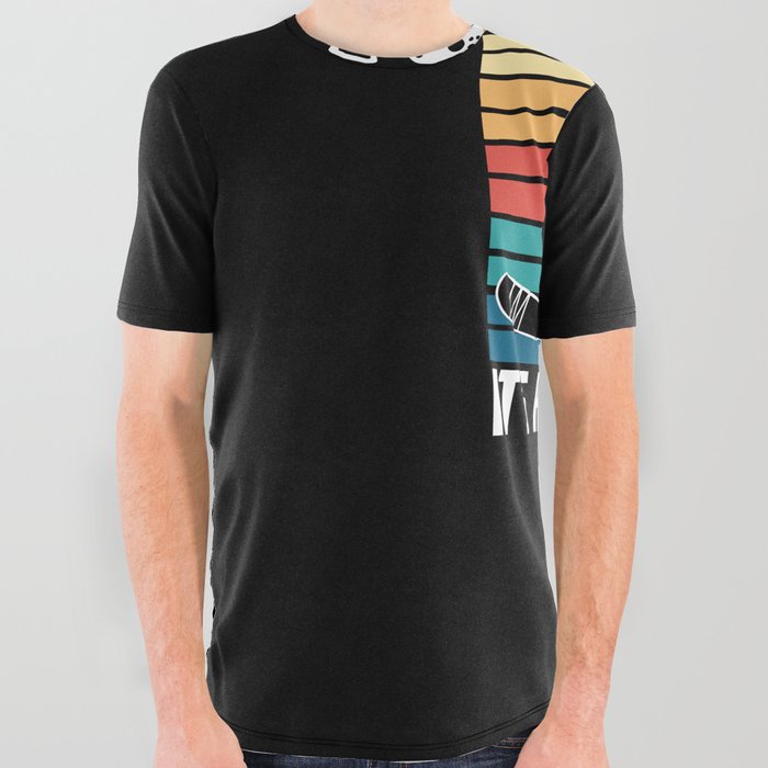 Ice Hockey Player Design Cross Checking It'S How I Hug All Over Graphic Tee