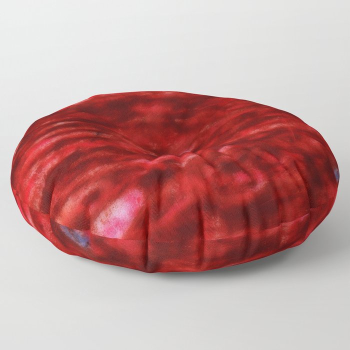 Color gradient and texture 22 Cherry Floor Pillow