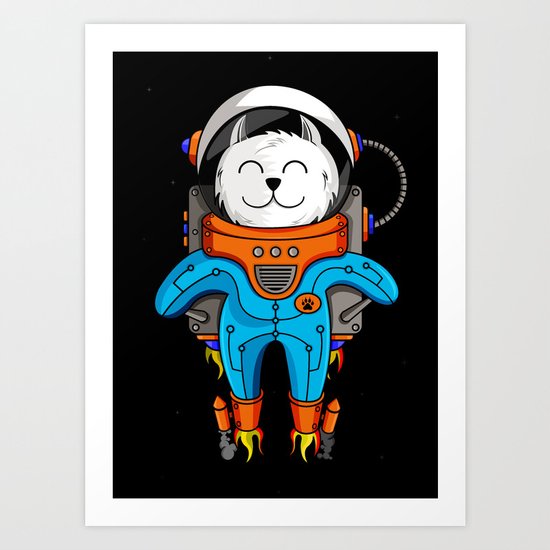 Intercatlactic! to the delicious Milky way!!! Art Print