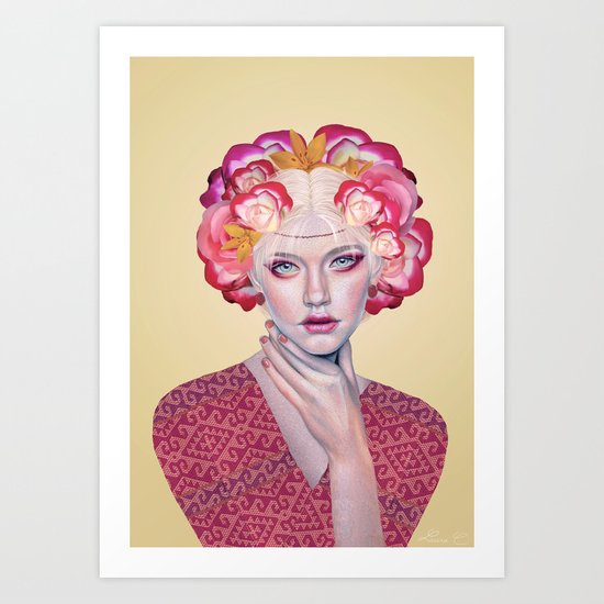 Frida's Floras Art Print