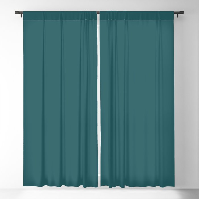 blue and green striped curtains