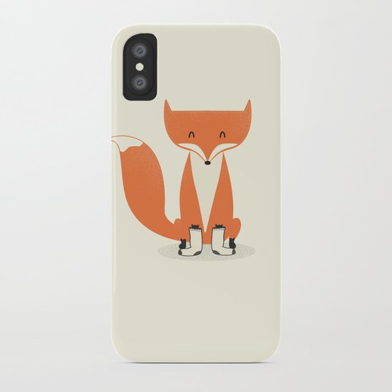 A Fox With Socks iPhone Case