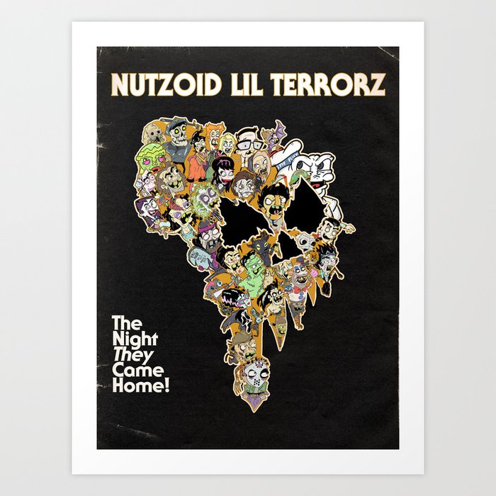 Nutzoid Lil Terrorz Art Print