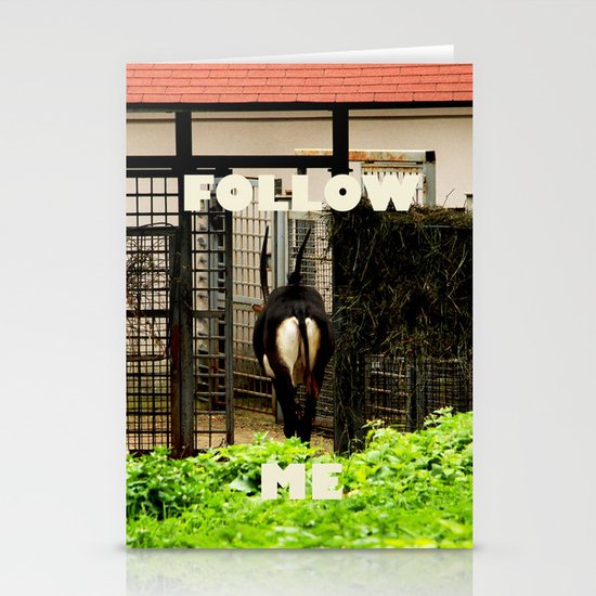 Follow me! Stationery Cards