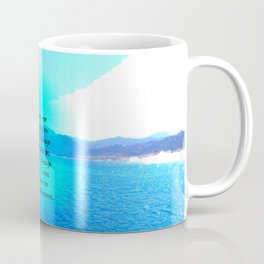 Serenity Prayer With Blue Ocean and Amazing Sky Mug