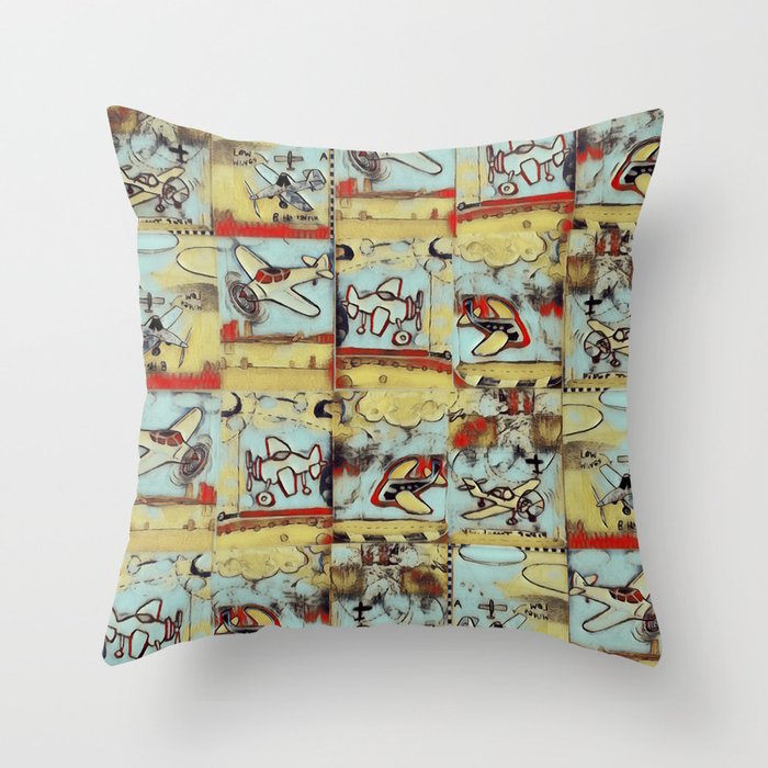 Come Fly with Me  Throw Pillow