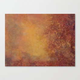 Abstract brown orange yellow Canvas Print