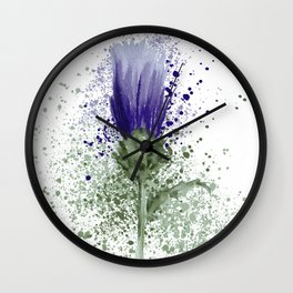 The Thistle  Wall Clock