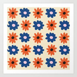 Vintage Flowers Art Print