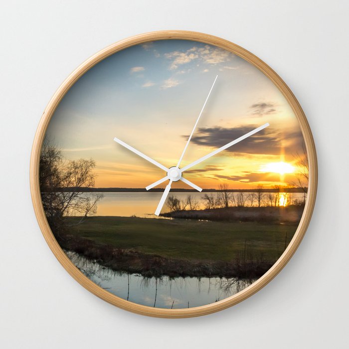 May Sunrise Wall Clock