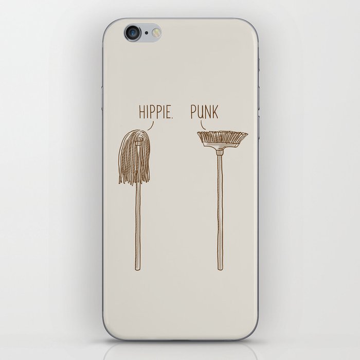 Hippie and Punk iPhone Skin