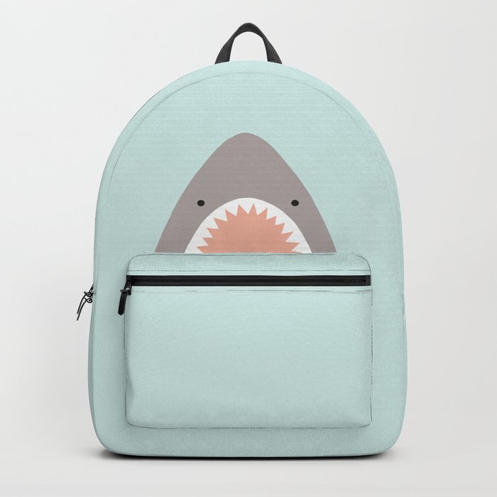 white shark Duffle Bag by tandemsy