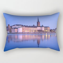 Scenic View of the Stockholm City Rectangular Pillow