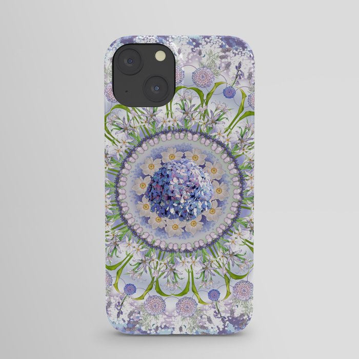 Blue Floral iPhone Case