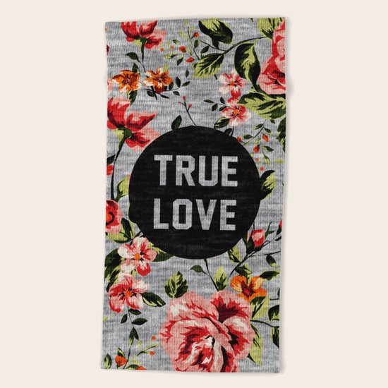 True Love Beach Towel