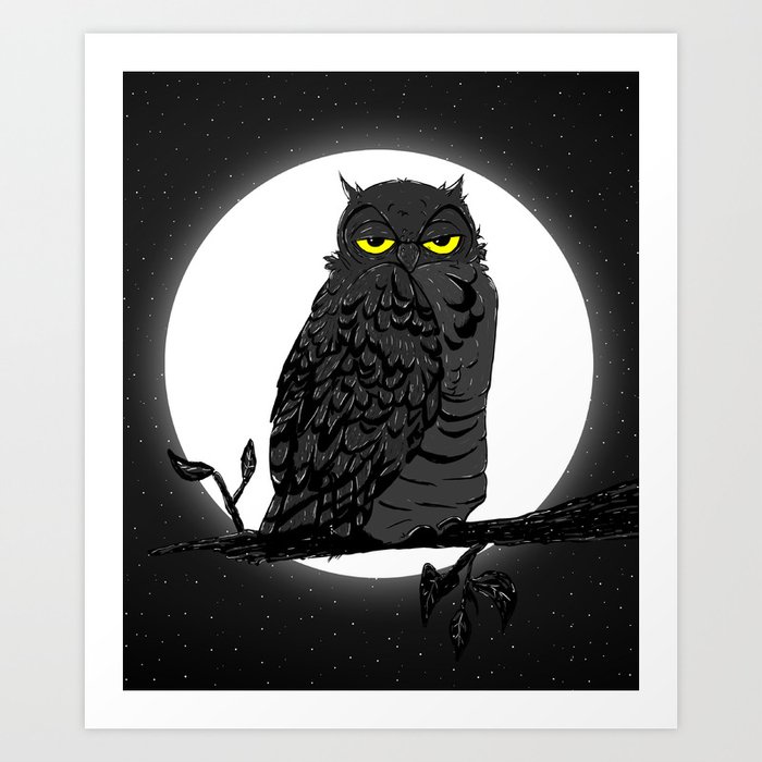 Night Owl V. 2 Art Print
