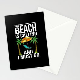 Retirement Beach Retired Summer Waves Party Stationery Card