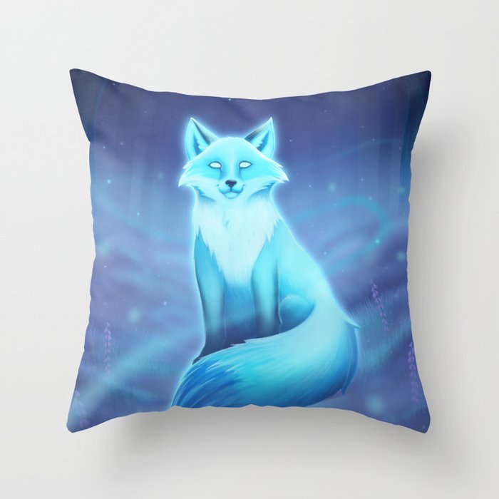 Vixen Spirit Guide Throw Pillow