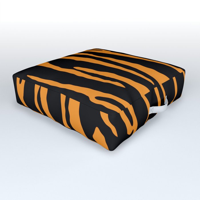 Tiger Stripes Outdoor Floor Cushion
