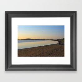 Sunrise on Pleasure Bay Castle Island Boston Massachusetts Framed Art Print