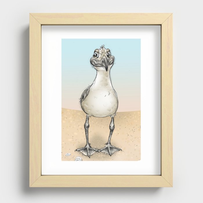 Seagull! Recessed Framed Print