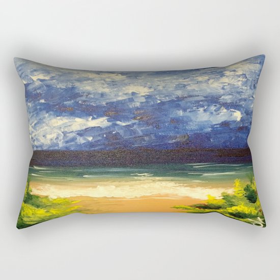 Blue Ocean Rectangular Pillow