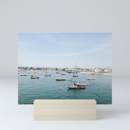 Nantucket Island Harbor on July Fourth Mini Art Print