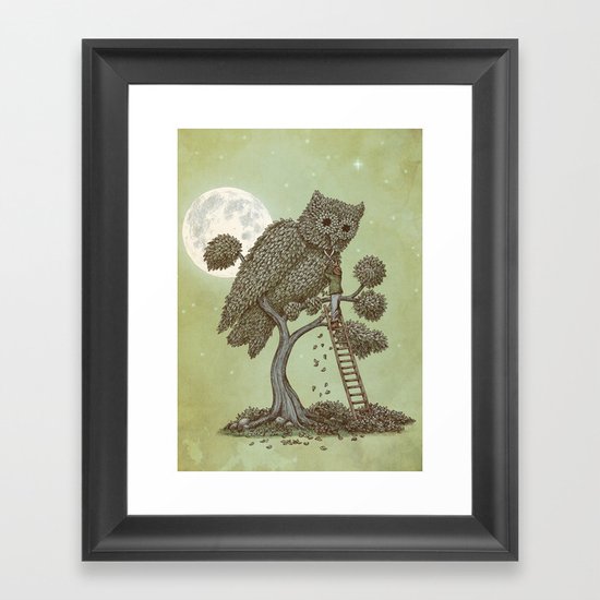 The Night Gardener (Colour Option) Framed Art Print