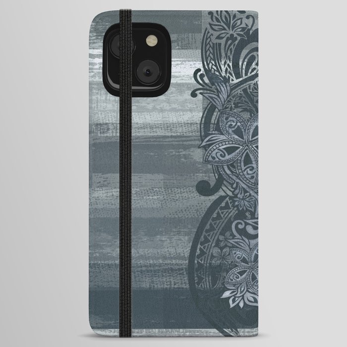 Hawaiian Slate Artboard Abstract iPhone Wallet Case