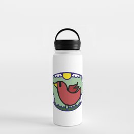 Red Bird and Sunshine Water Bottle