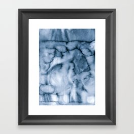 grey blues Framed Art Print