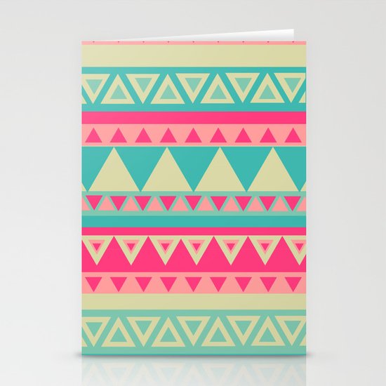Tropical Tribal Stationery Cards
