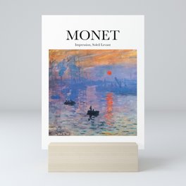 Monet - Impression, Soleil Levant Mini Art Print