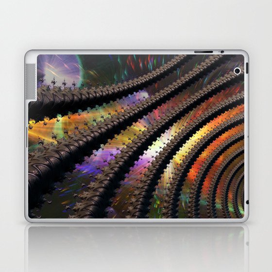 Mineralizm Art - Cosmic Twist V3 Laptop & iPad Skin