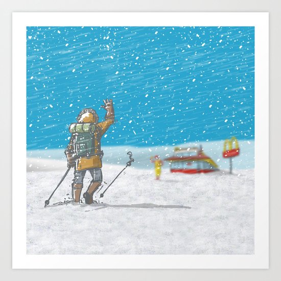 Freeze Art Print