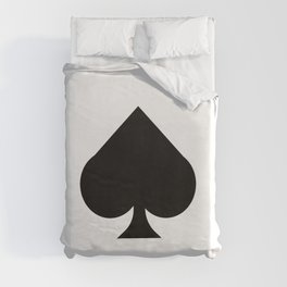 Spades (Card symbols) Duvet Cover