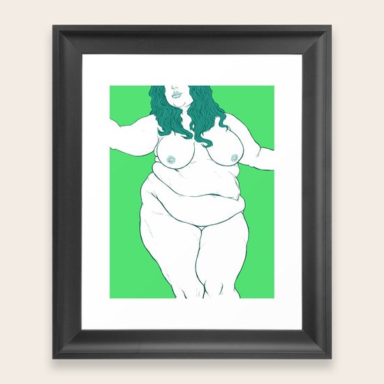 Faye Framed Art Print