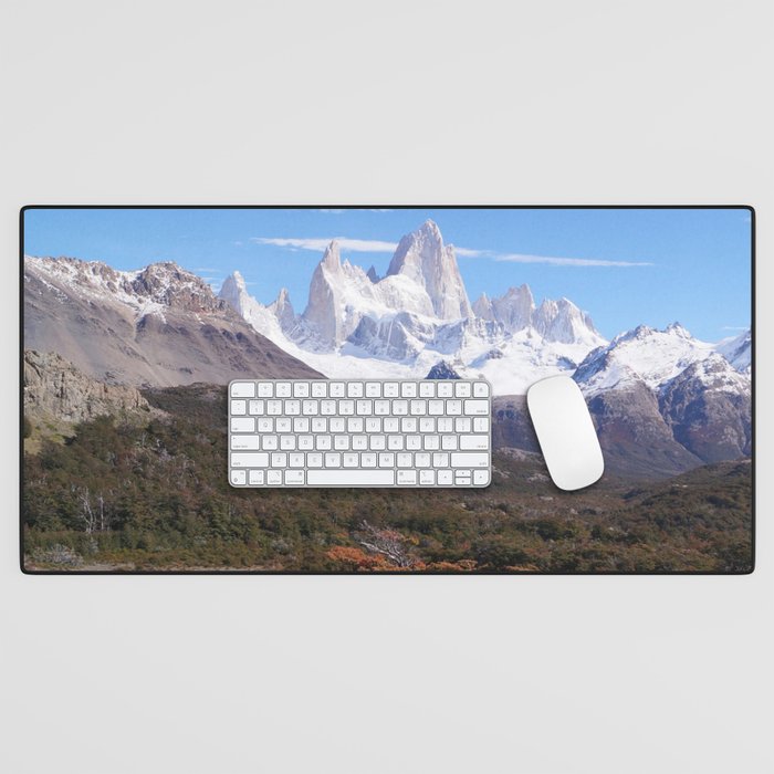 Argentina Photography - Beautiful Scenic Point In The Argentine Mountains Desk Mat