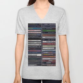Old School 80's and 90's Hip Hop CD Collection V Neck T Shirt