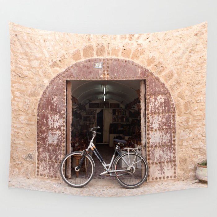 Doorways of Essaouira, Morocco Wall Tapestry