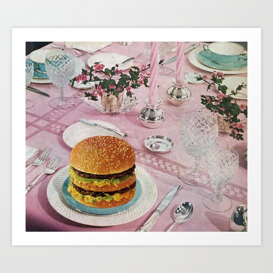 BURGER Art Print