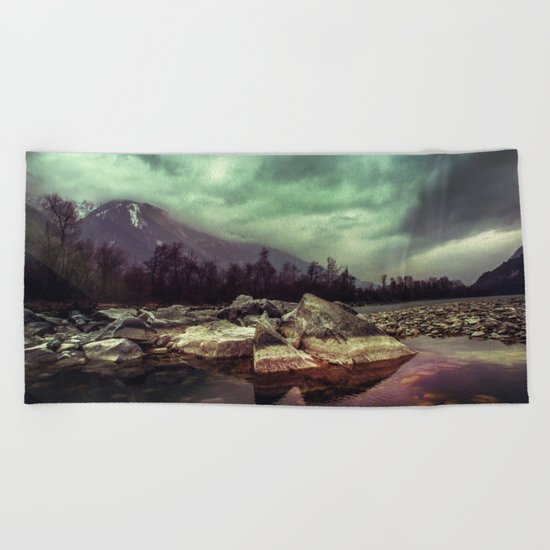 Mystic River Beach Towel