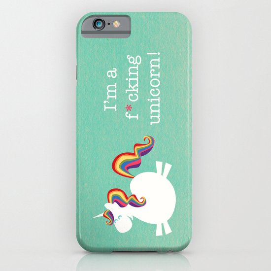 Unicorn - I'm a maturely speaking unicorn!!! iPhone & iPod Case