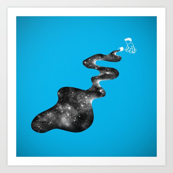 Don't Cry Over Spilled Milky Way Art Print