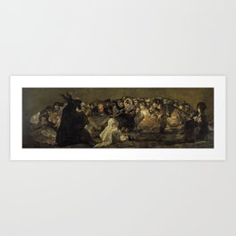 The Witches Sabbath Francisco De Goya Art Print