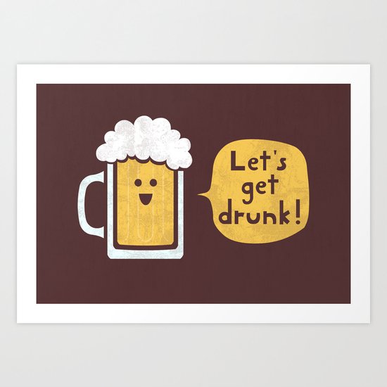 Drinking Buddy Art Print