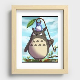 Totoro Recessed Framed Print