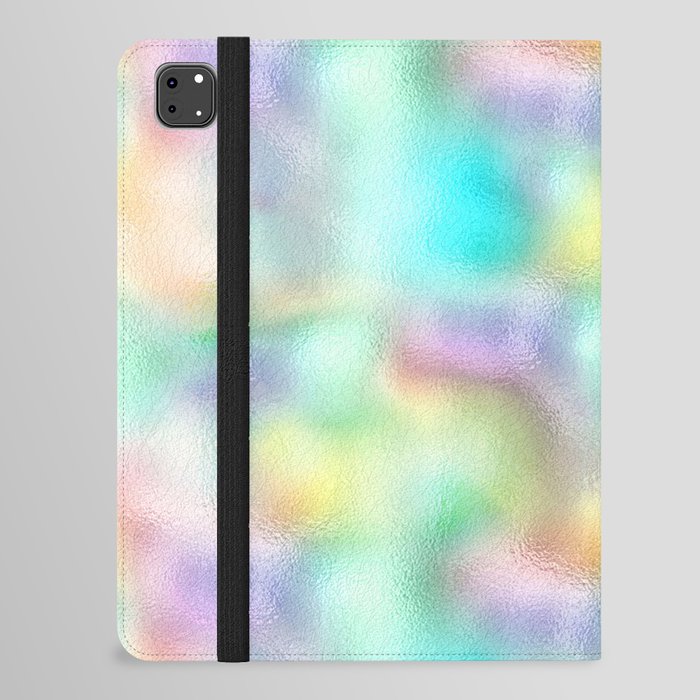 Colorful Iridescent Pattern iPad Folio Case